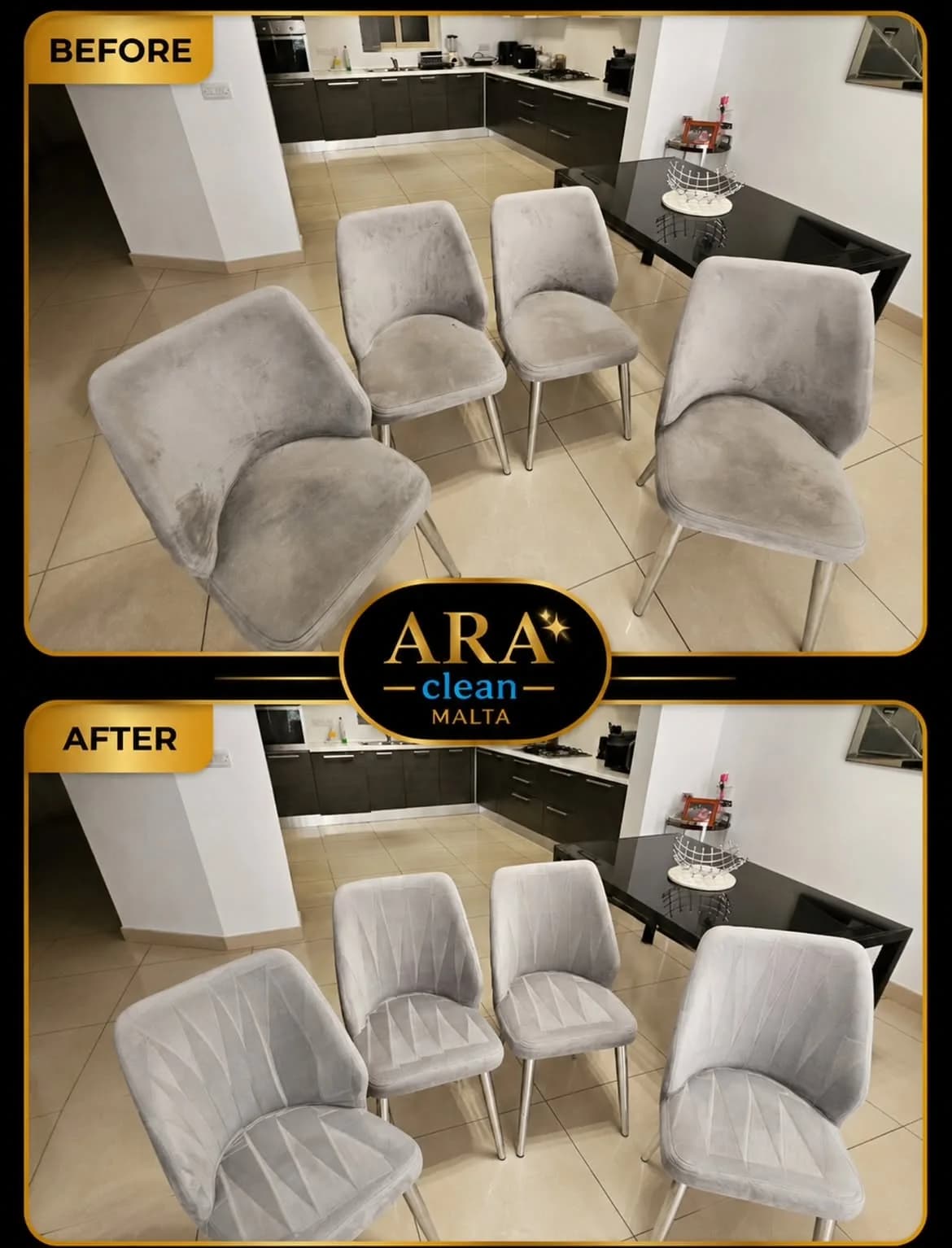 Professional leather sofa care in Malta