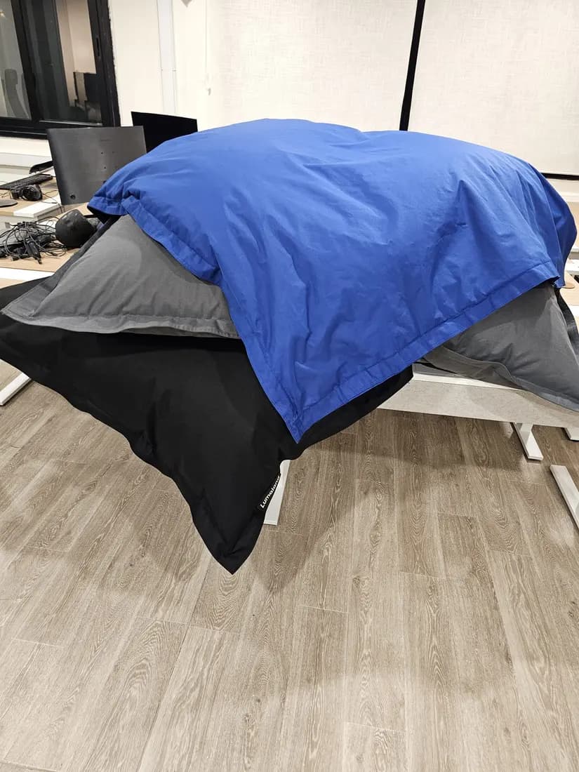 office bean bags after professional cleaning by ARA Clean Malta