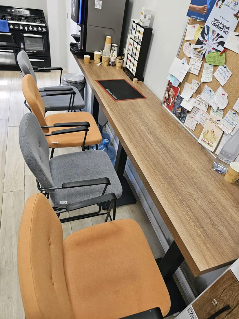office breakout chairs after professional cleaning by ARA Clean Malta